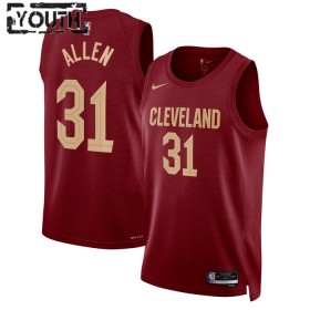 Cleveland Cavaliers Trikot Jarrett Allen 31 Nike 2022-23 Icon Edition Maroon Swingman - Kinder